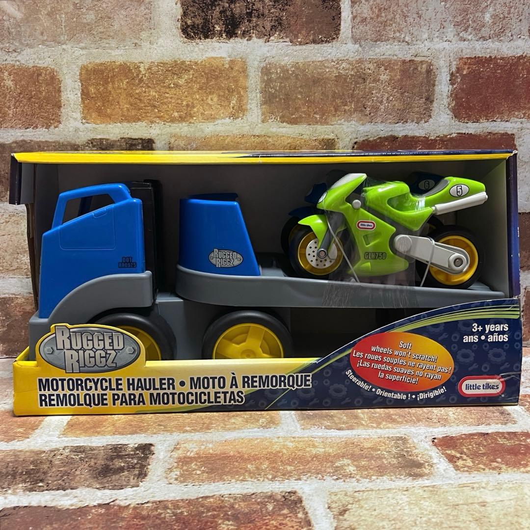 リトルタイクスRUGGED RIGGZ モーターサイクル運搬車&バイク２台セット