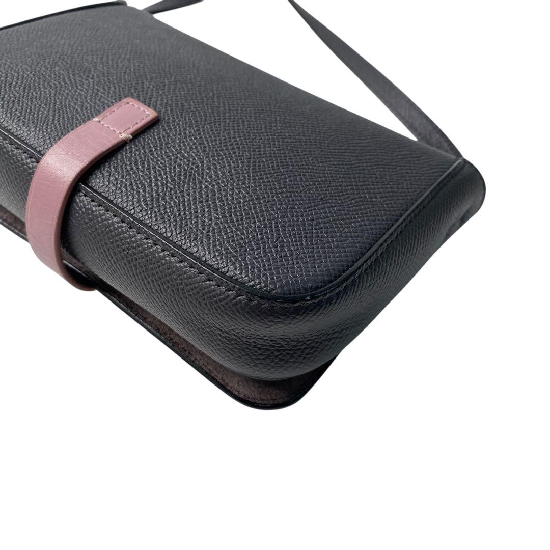 美品 セリーヌ CELINE ストラップクラッチ ショルダーバッグ ポシェット