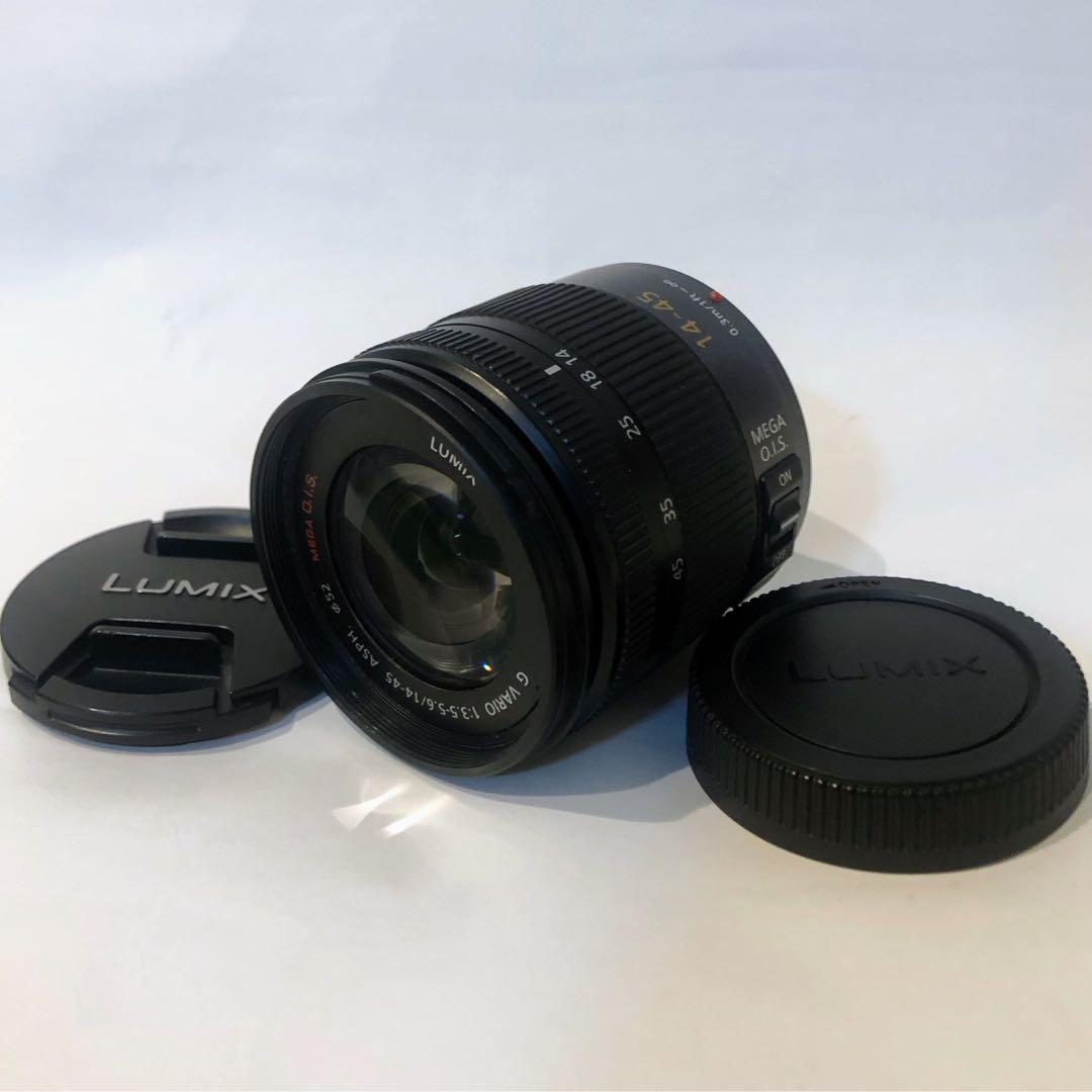 美品　LUMIX G VARIO 14-45mm MEGA O.I.S. Amazon.com : Panasonic LUMIX G VARIO 14-45mm/F3.5-5.6 ASPH./MEGA