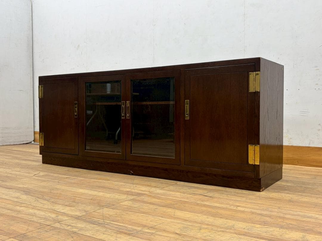 イタリア製 西洋 アンティーク家具 コンソール キャビネット 飾り棚