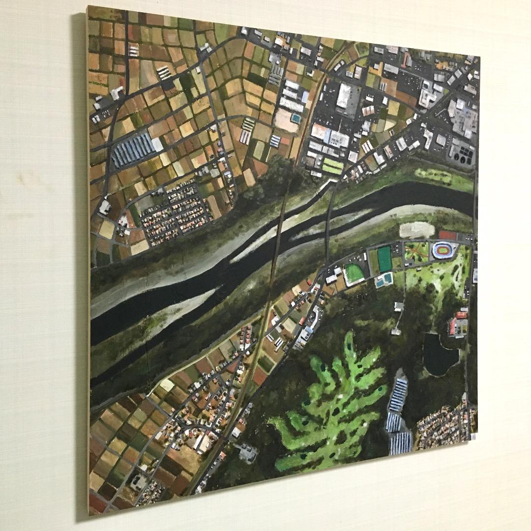 オリジナル絵画作品《Satellite Imagery No. 22》