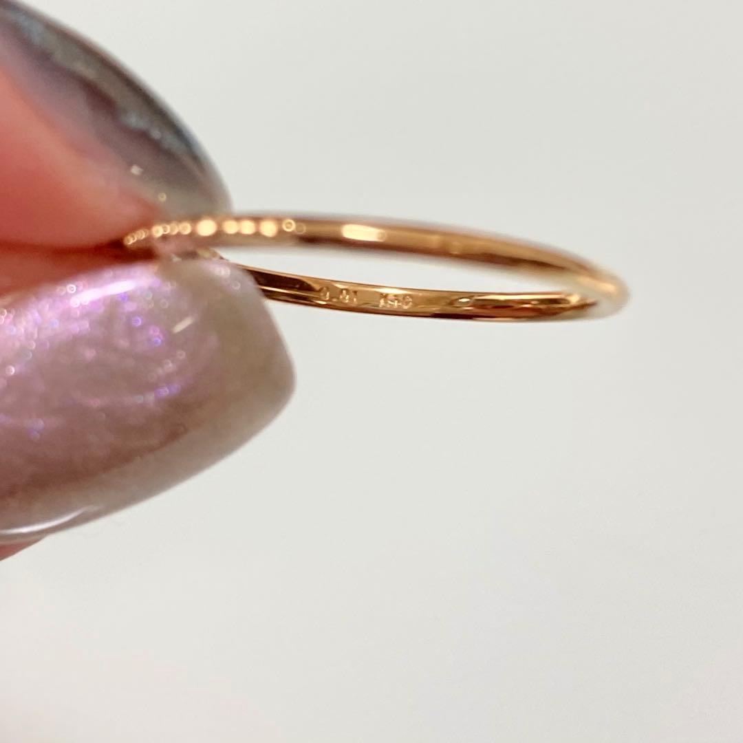 【NOJESS ノジェス】K10シンセティックルビー ダイヤリング11号