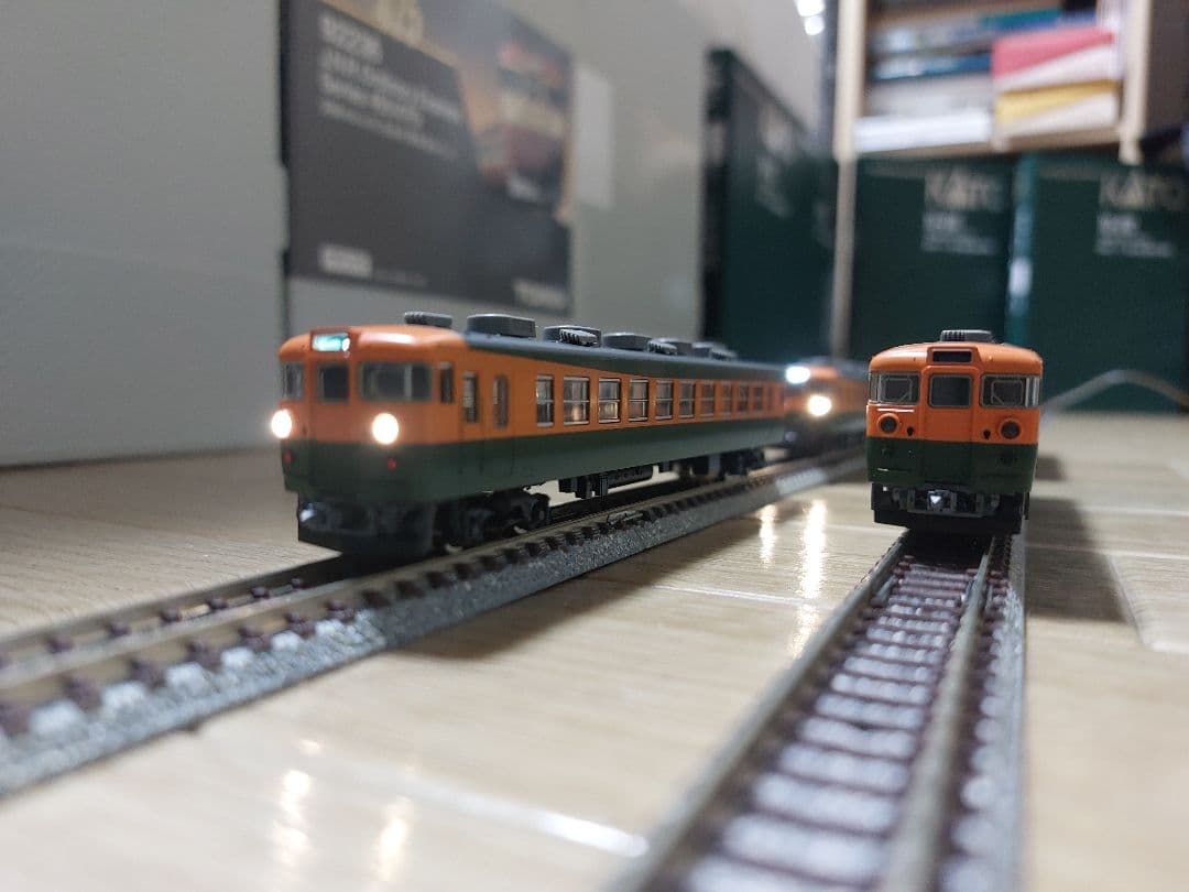 TOMIX 98221 国鉄167系冷改基本4両+98222増結4両(完品)