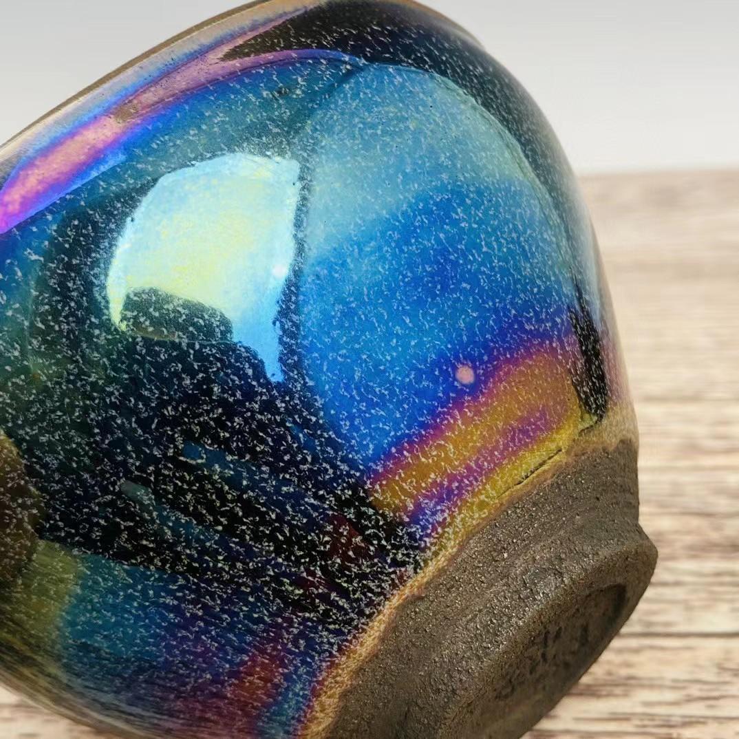 中国古美術・旧蔵の磁器・建窯七彩曜変盞・置物・書道具・茶道具・