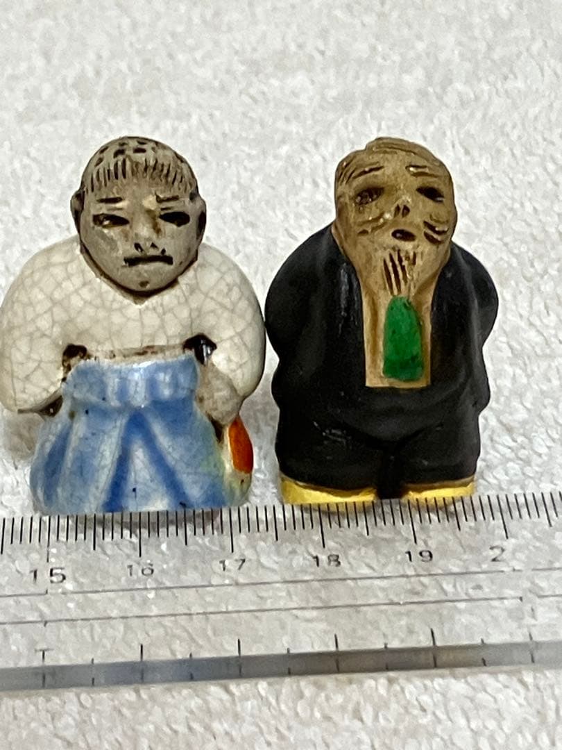 坊ちゃん人形8体セット 陶器 日本人形 土人形 郷土玩具 民藝 夏目漱石