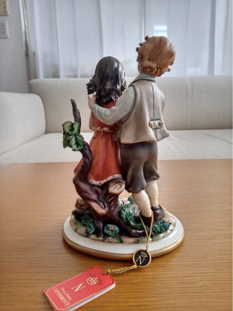 イタリア カポディモンテ LA MEDEA フィギュリン ジノリ 陶器 人形