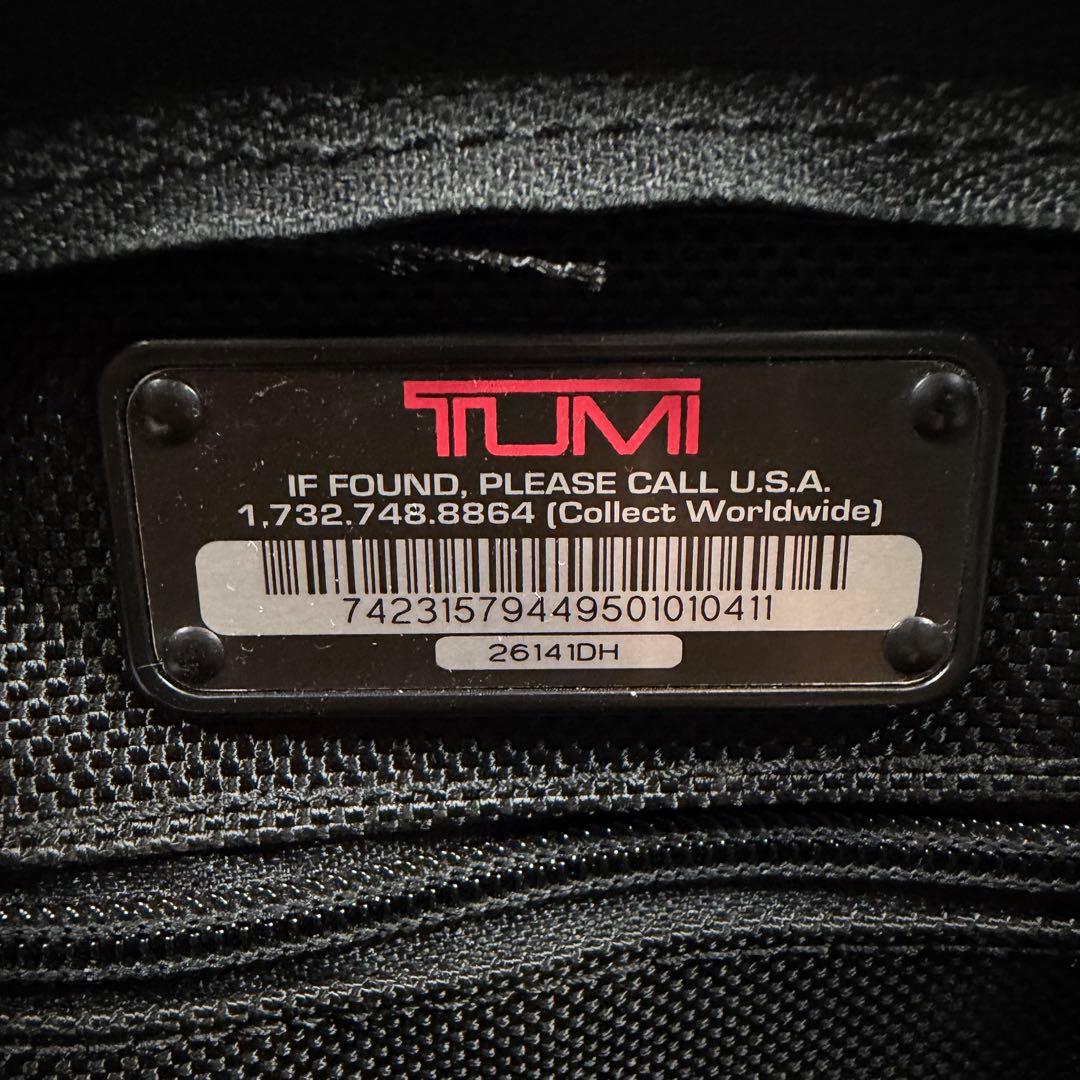 【極美品】トゥミ　ビジネスバッグ　アルファ　2way 26141DH ブラック