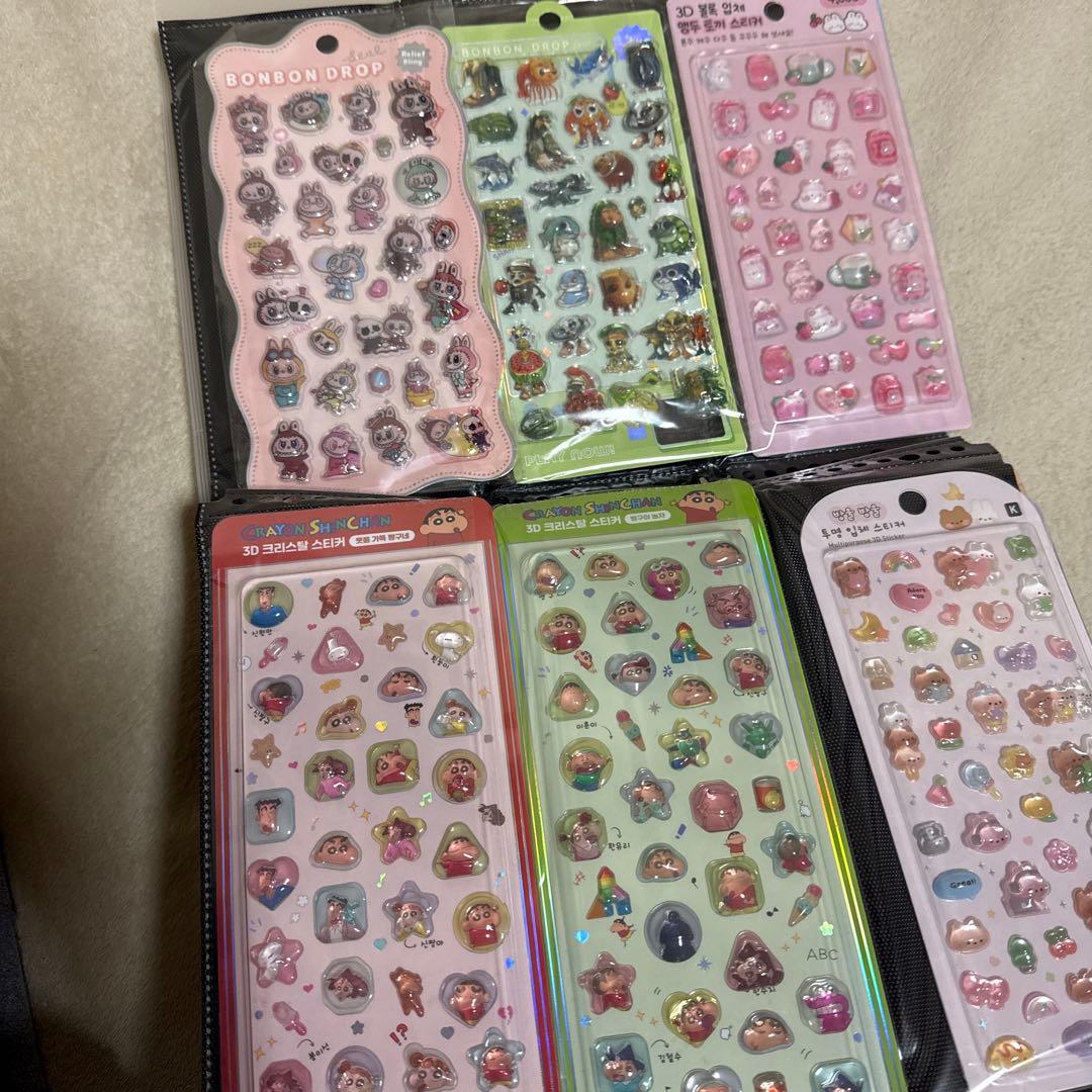 保存ファイル付き⭐︎ボンボンドロップシール うるちゅる　キャラクターシール