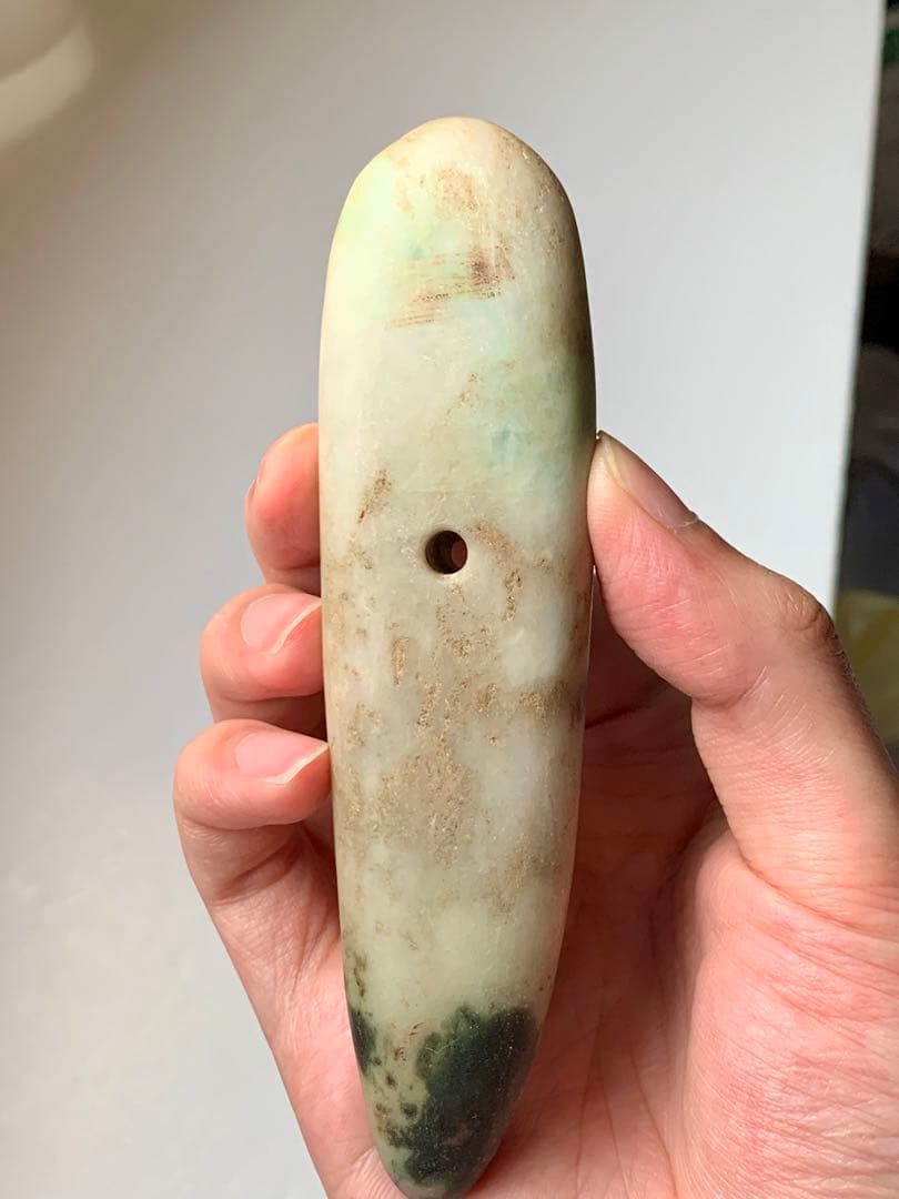 縄文時代後期糸魚川翡翠大珠出土超特大翡翠勾玉根付古墳石器勾玉