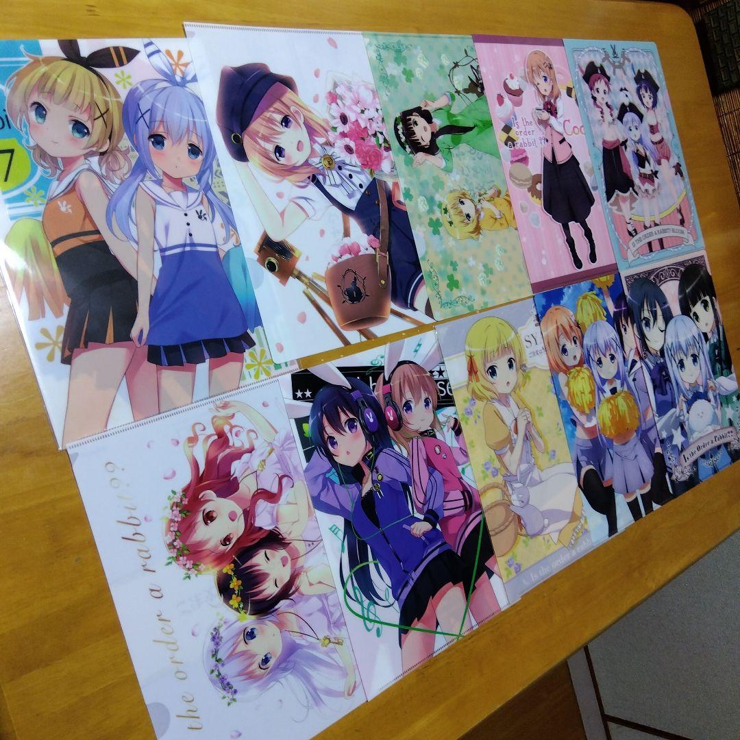 アニメ美 少女系 A−4クリアファイル まとめ売り 大量100枚 ② アニメ