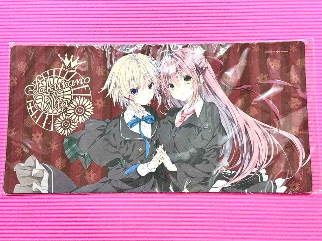 ケロQ サクラノ詩 凜 雫 プレイマット ラバーマット サクラノ詩 ラバーマット プレイマット ケロQケロQ サクラノ詩 凜 雫