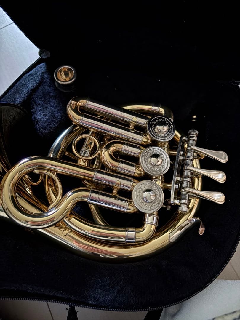 J. Michael フレンチホルン 本体 ケース付き ミニ