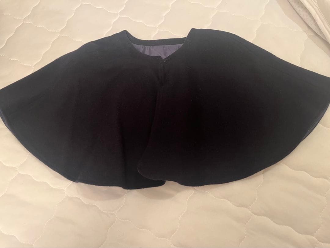 ✴︎美品✴︎メゾピアノJr. ケープつきマルチWAYコート ネイビーの通販