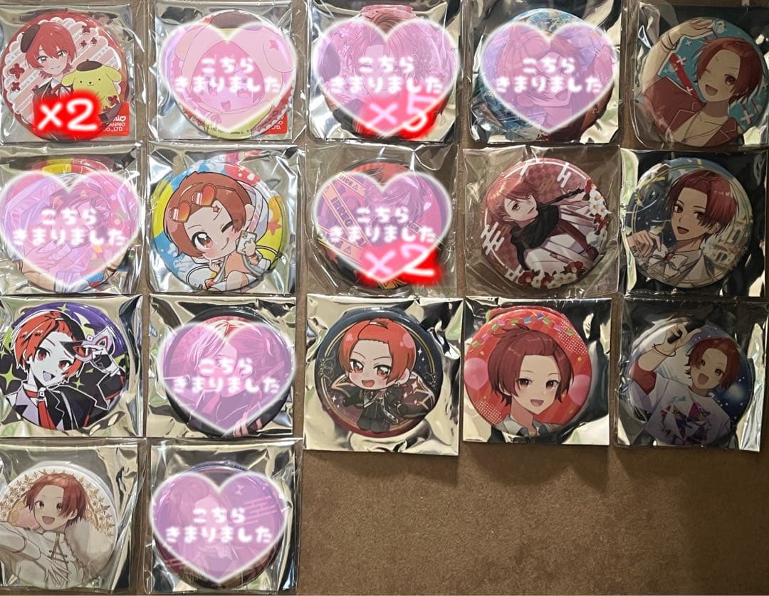 いれいす缶バッジ バラ売り