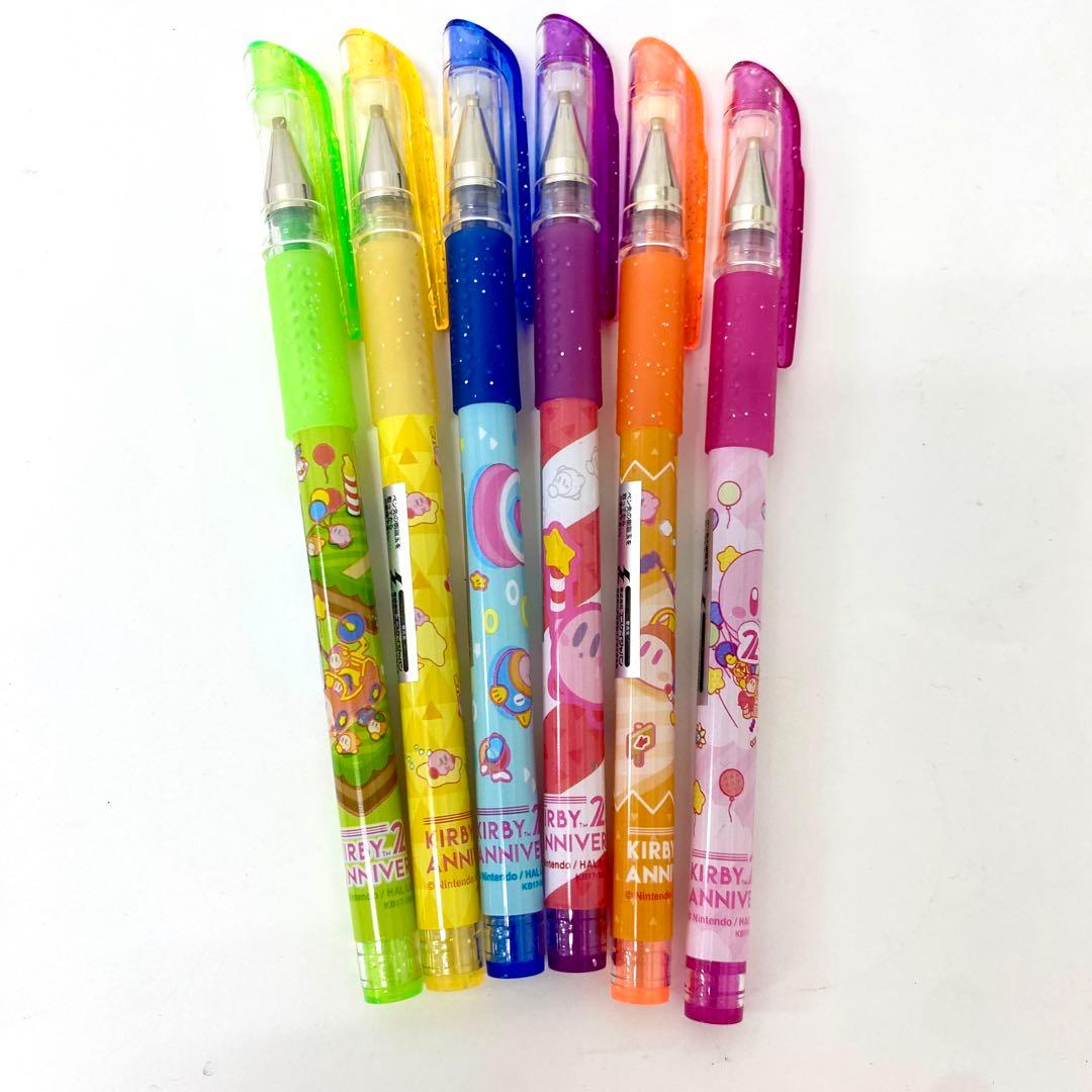 E216 未使用品 まとめ売り 星のカービィ ボールペン 6色