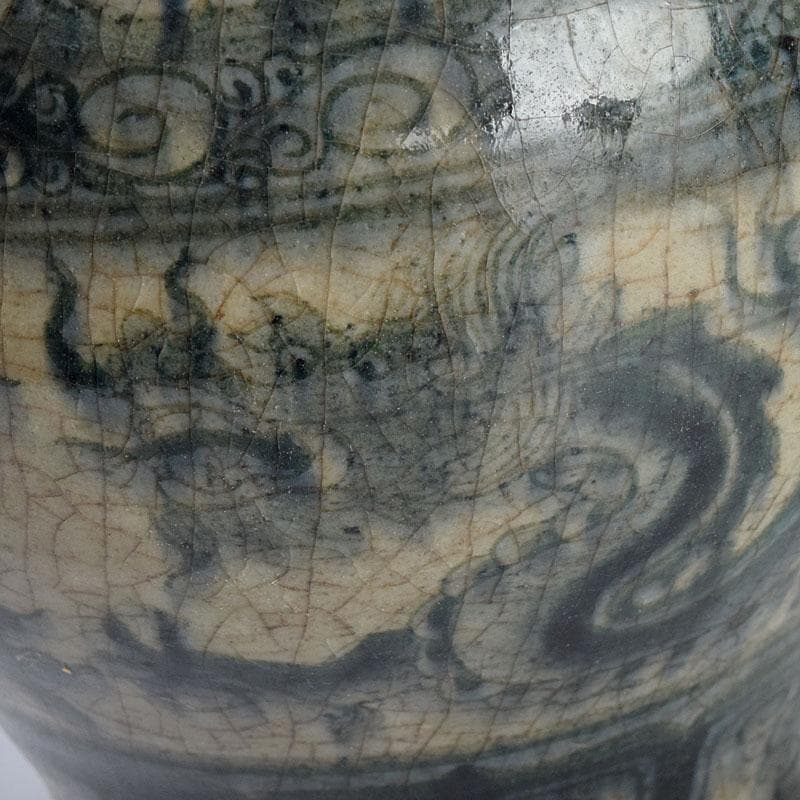 中国 安南染付 雲龍文 壷 C 9161 - メルカリ