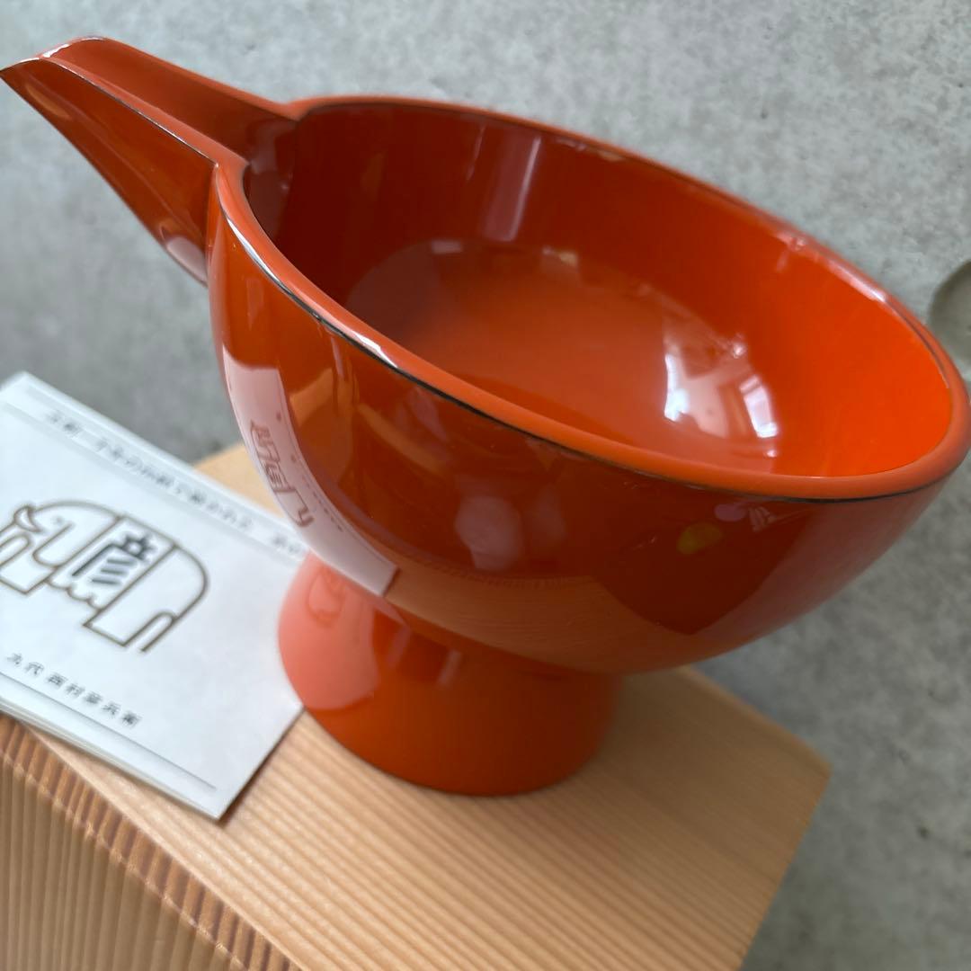 漆器 木製 汁椀 お椀　朱塗り　漆芸　片口　汁次　汁注　漆塗り　古民具　民藝