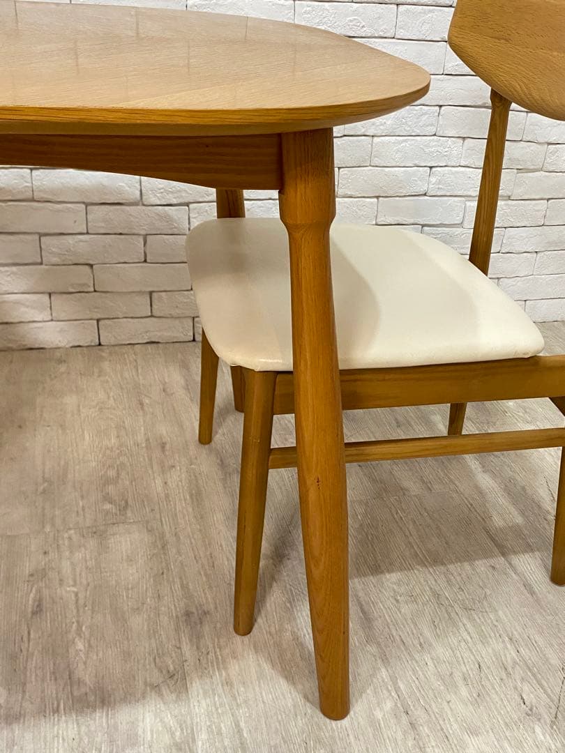 【東京都23区配送無料】ダイニングテーブル　チェア　2脚　3点セット　リビング