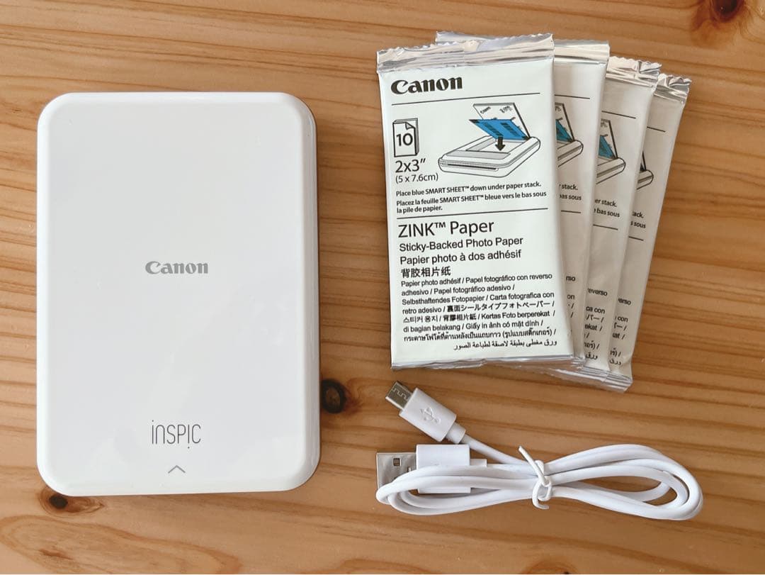 Canon iNSPiC スマホプリンター ZINKペーパー インスピック