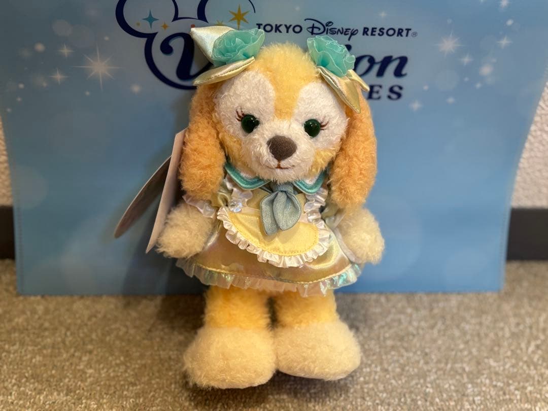 ダッフィー20周年カラフルハピネスポージープラッシークッキーアンバケパ