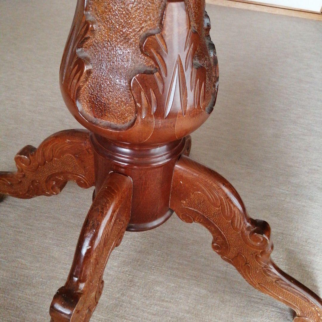 ❴お値下げ❵ イタリア　象嵌　丸テーブル　アンティーク　ダイニングテーブル