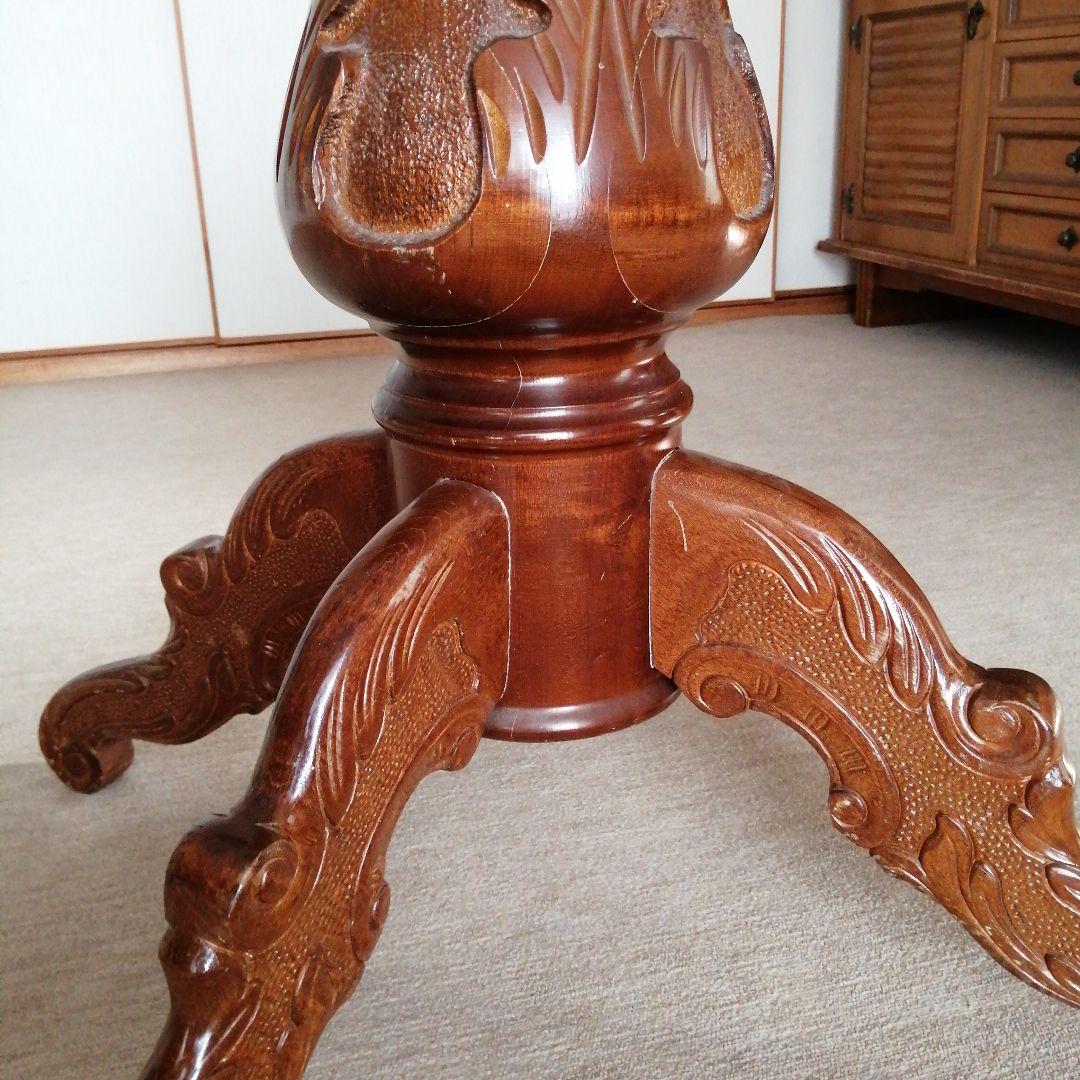 ❴お値下げ❵ イタリア　象嵌　丸テーブル　アンティーク　ダイニングテーブル