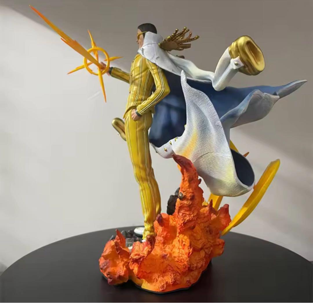 ワンピースフィギュア ガレージキット 海軍大将 黄猿ボルサリーノを