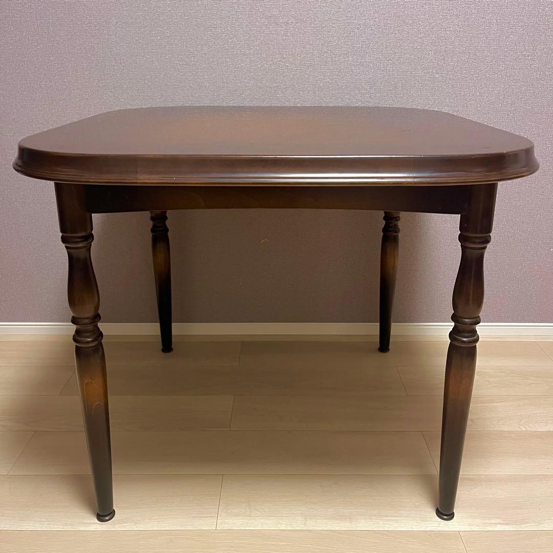 昭和レトロ ダイニングテーブル 飛騨産業 キツツキマーク ２人用 テーブルのみ