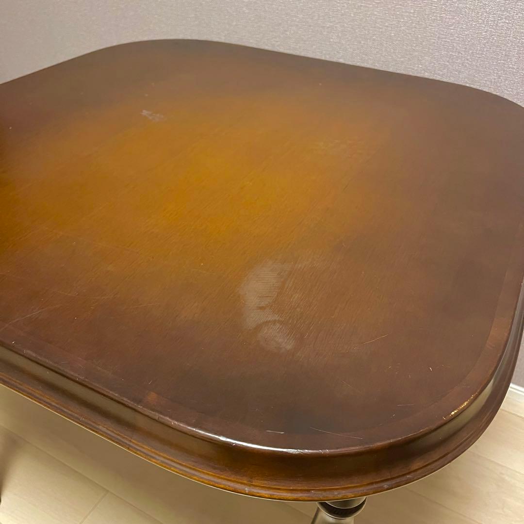 昭和レトロ ダイニングテーブル 飛騨産業 キツツキマーク ２人用 テーブルのみ