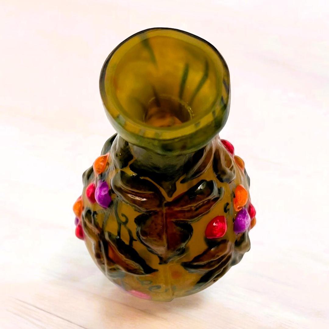 ◇証明書付◇Daum Nancyドームナンシー花瓶エナメル彩 スフレ技法