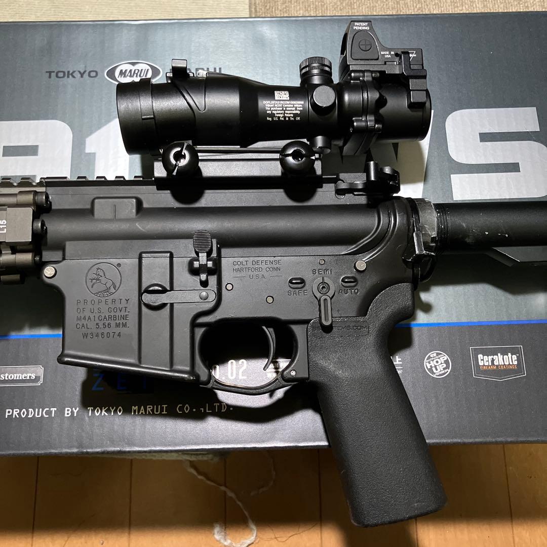 【しぃ】引退品　mws 東京マルイ M4A1 MWS GBB 付属品多数