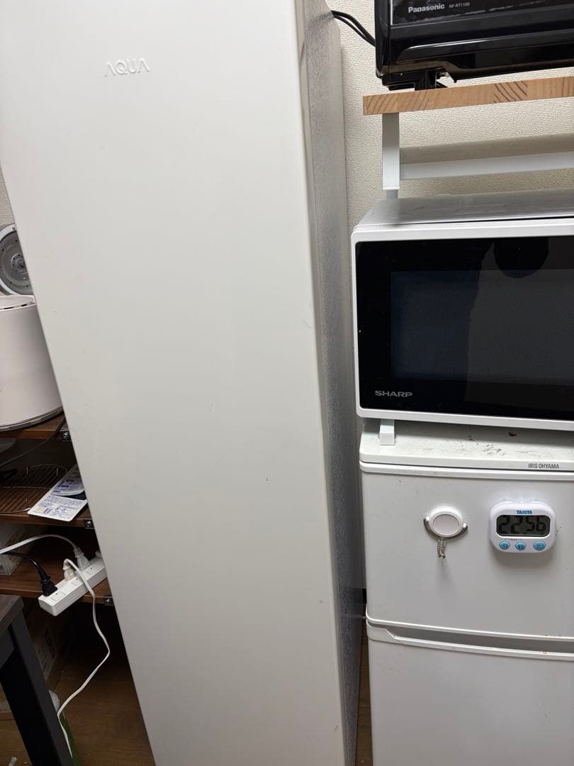 AQUA 冷凍庫 AQF-SF11N (W) 2023年製 スリム