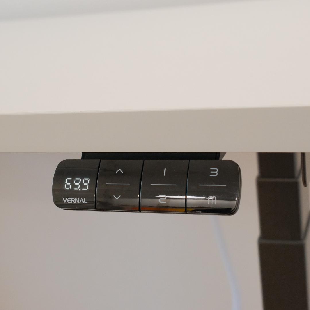 電動昇降デスク　天板/脚セット　Vernal PD3　ホワイト