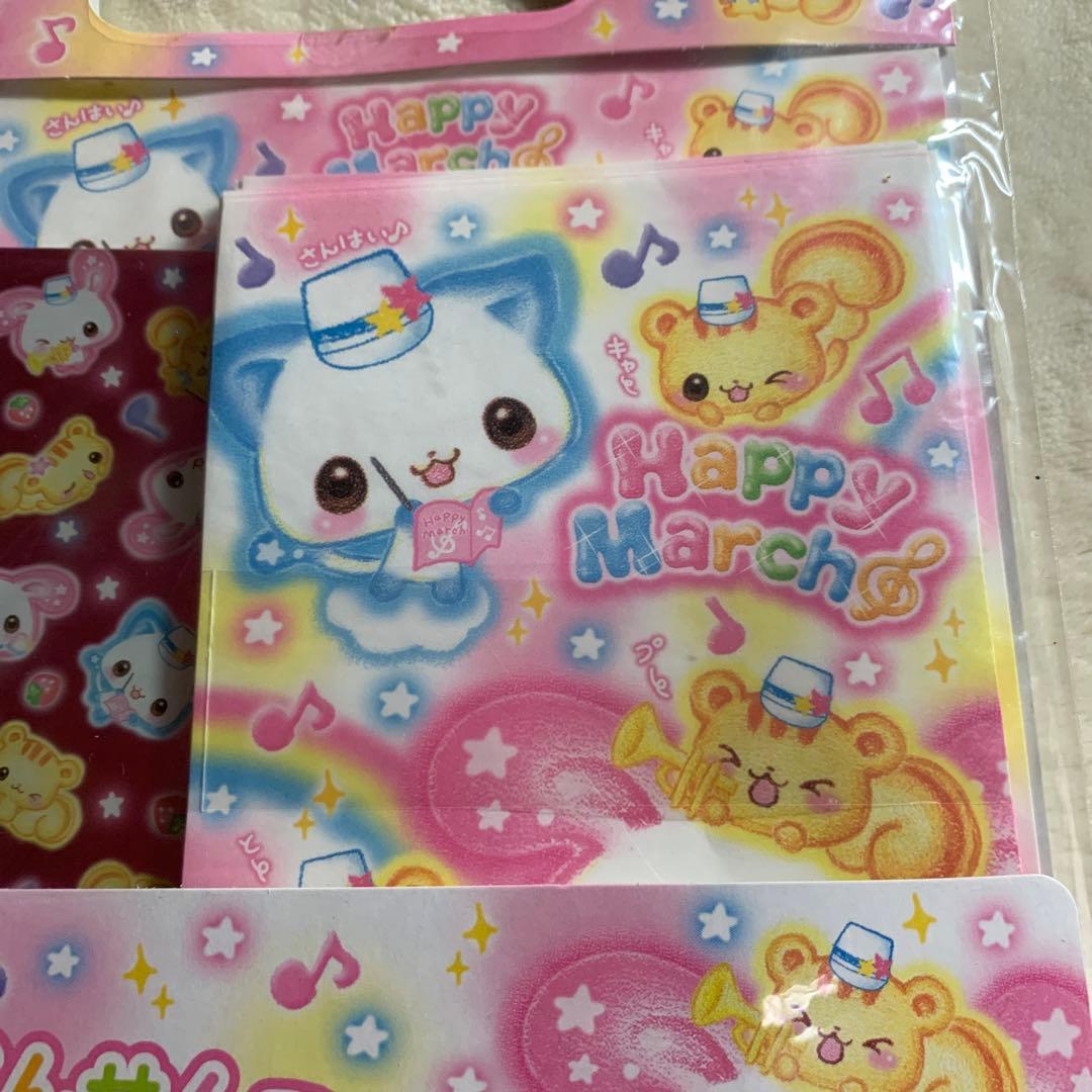 平成レトロおてがみセットHappyMarch レトロハッピーマーチ封筒メモ帳