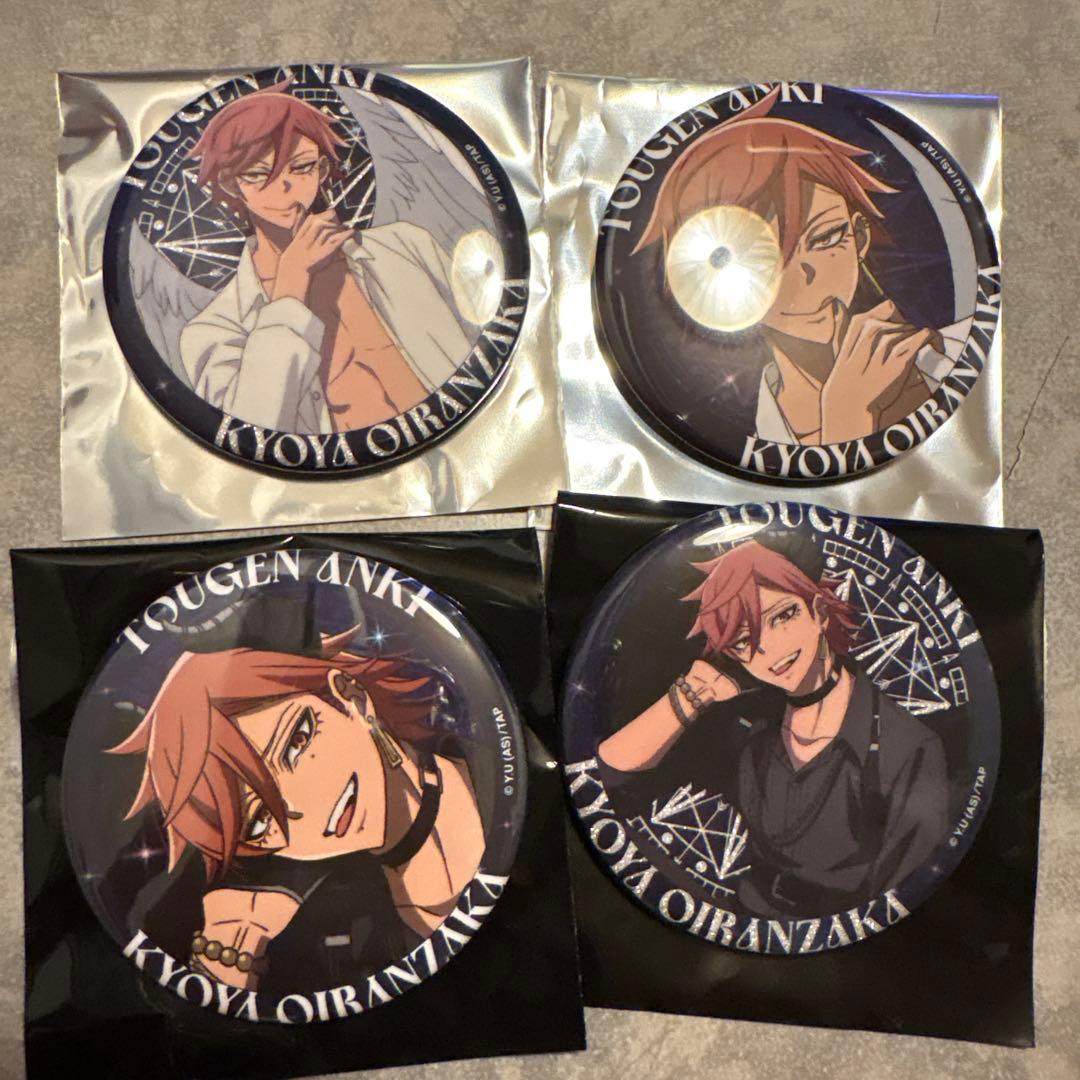 花魁坂京夜 桃源暗鬼 Angel&Devil 天使と悪魔 缶バッジ 天使ver