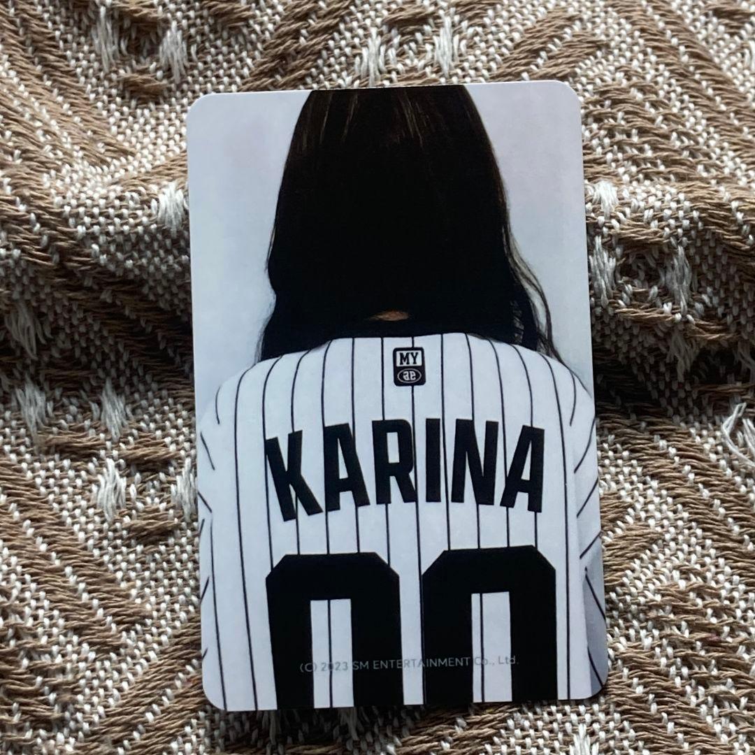 aespa カリナ ユニフォーム BASEBALL MD トレカ