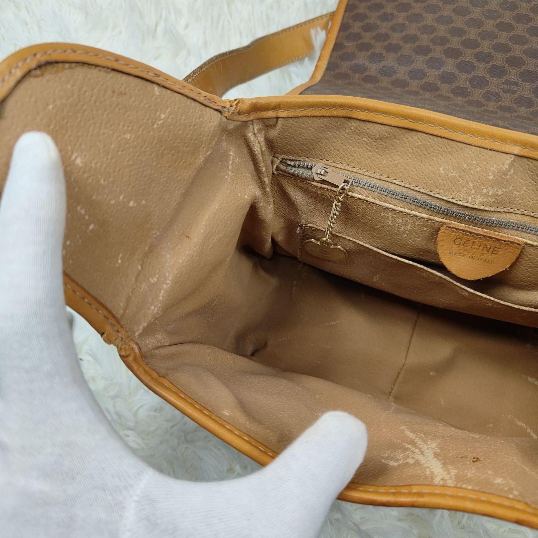 本日限定価格　セリーヌ　ショルダーバッグ　ボックス型　マカダム　トリオンフ