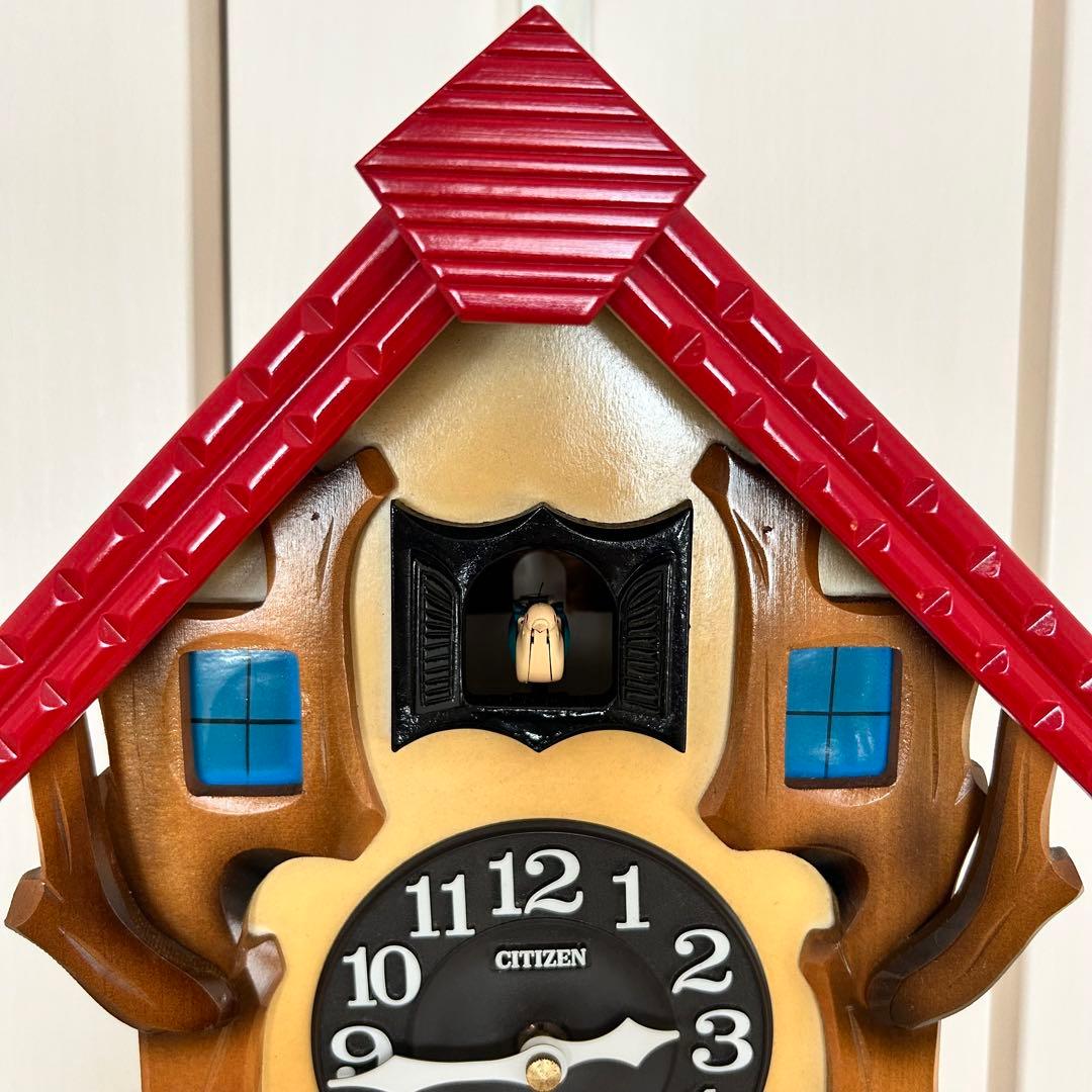 シチズン　リズム時計　鳩時計　4MJ224-B アンティーク　レトロ