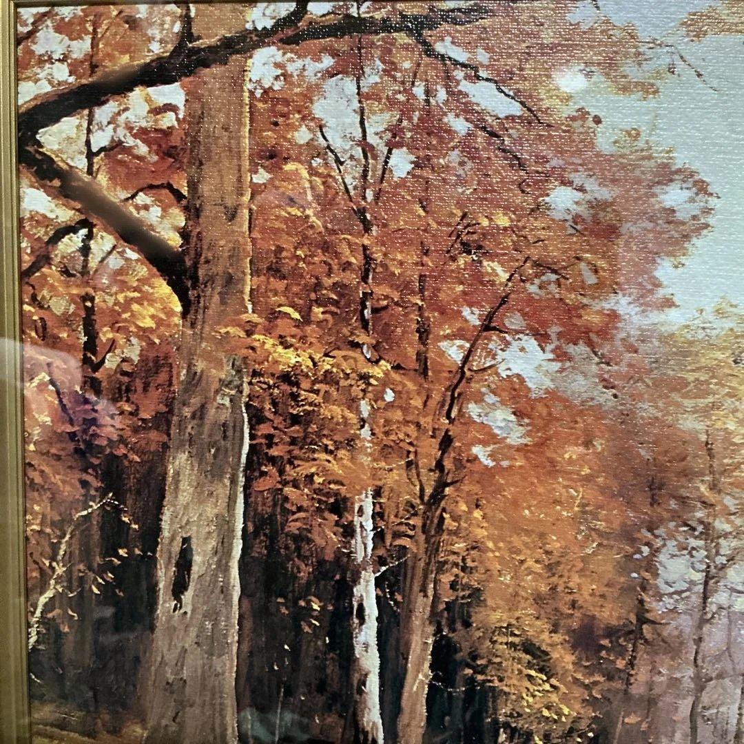 絵画 複製名画 ロバート・ウッド F-6号「10月の朝 」 - メルカリ