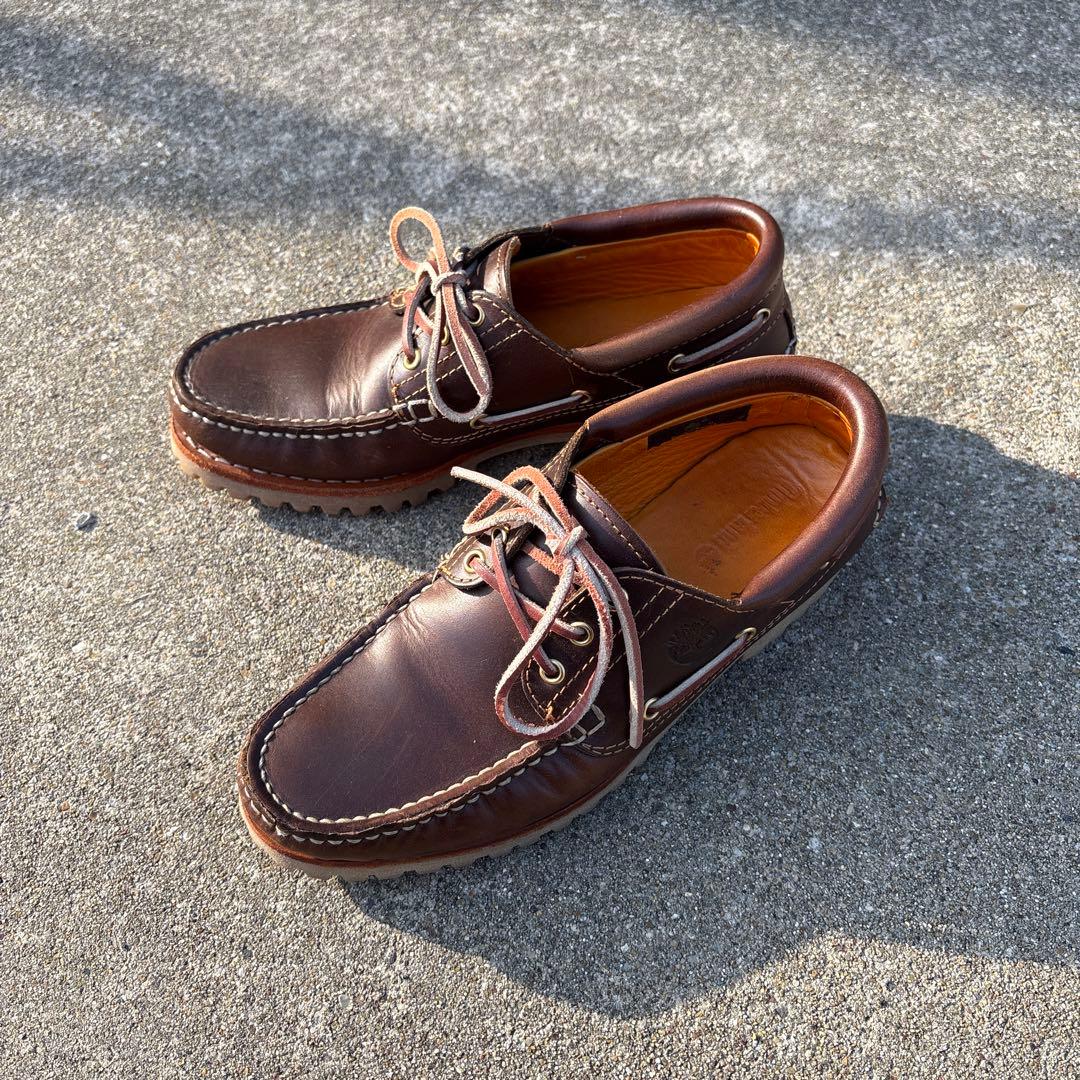 靴 Timberland 3eye 25.5cm dark brown