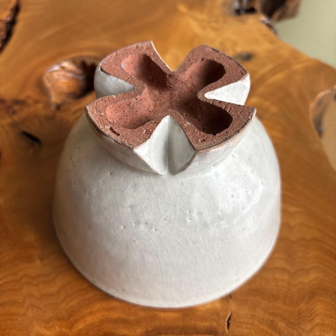 趙誠主 立鶴筒茶碗 共箱 共布 茶道具 オファー 韓国陶芸家 韓国 寶林