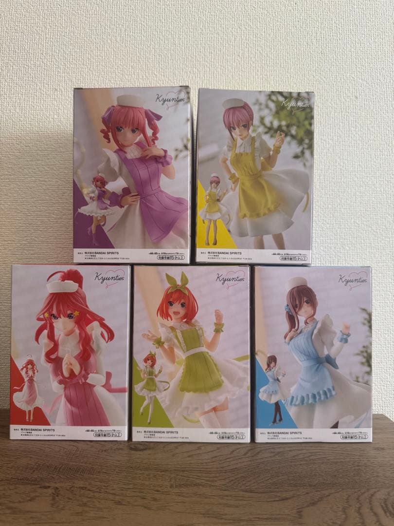 【新品未開封】 五等分の花嫁フィギュア 5体セット