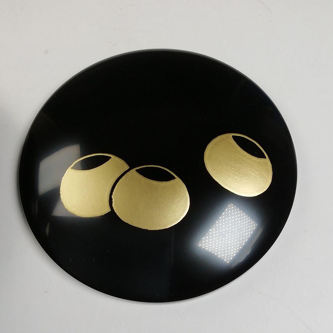 W93 香合 『つぼつぼ蒔絵』『塗師 伊藤表正 作』 共箱 茶道具