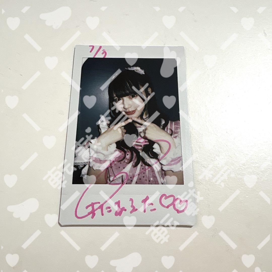 那蘭のどか チェキ iLiFE! 那蘭のどか チェキ ソロ サイン コメあり