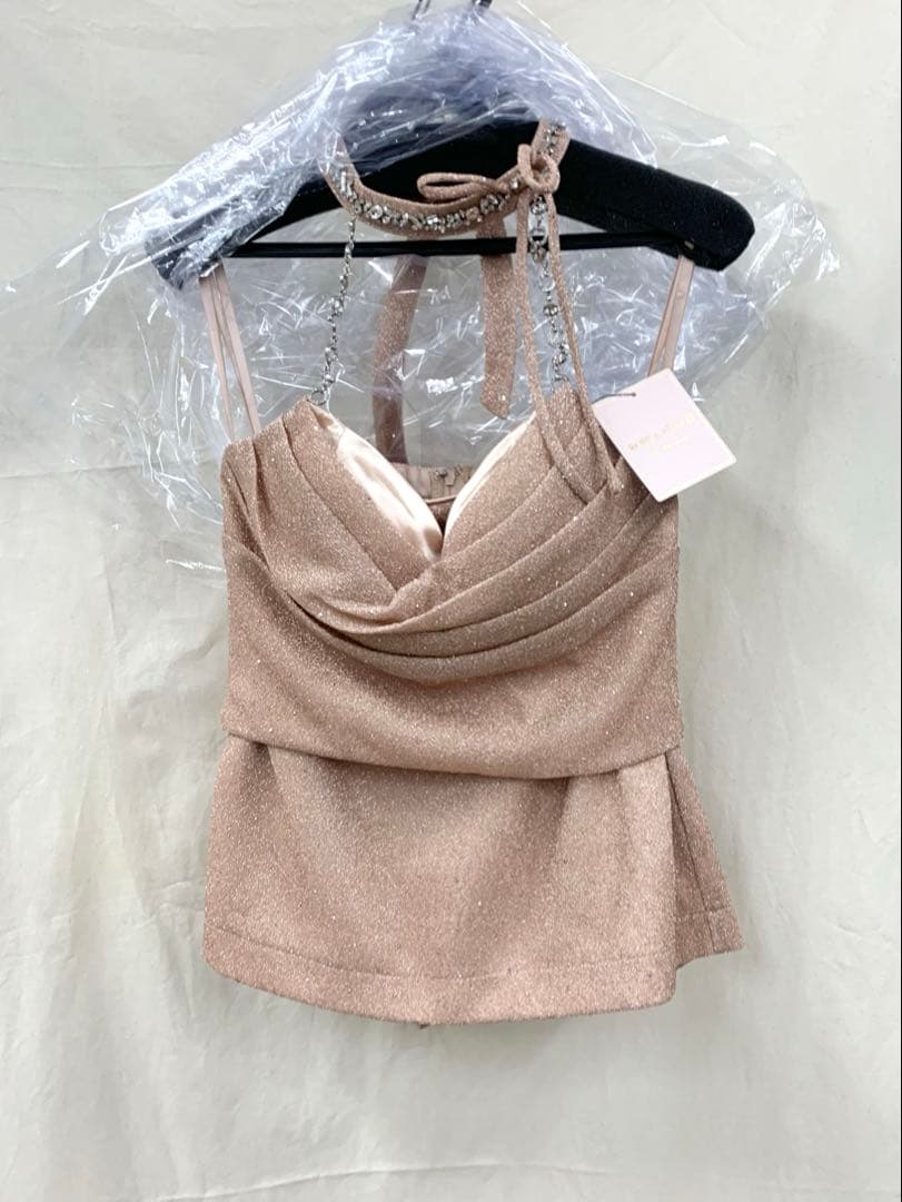 Mピンク　3772 ローブドフルール　キャバドレス　AngelR