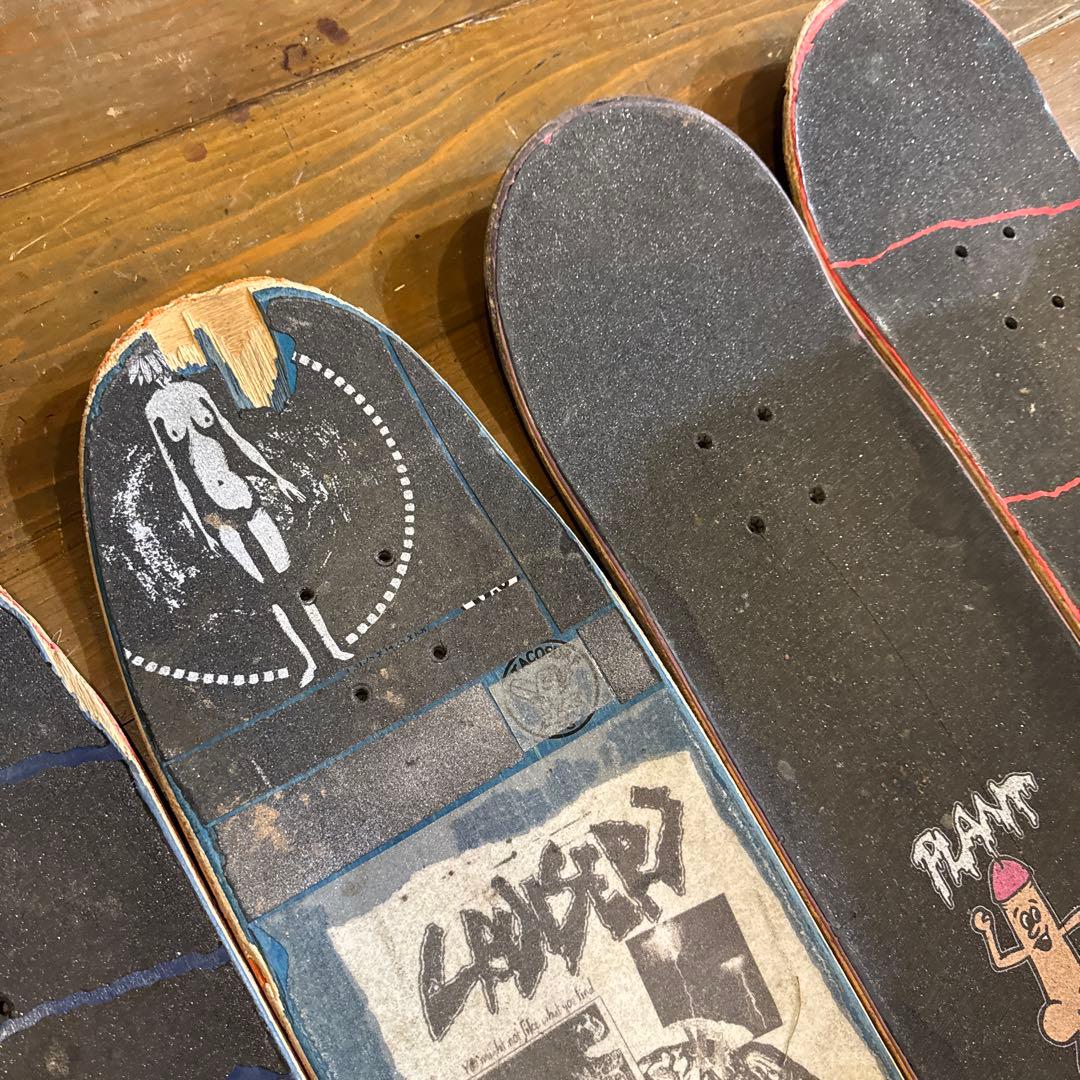 スケボー　廃デッキ　セット　DIY インチ