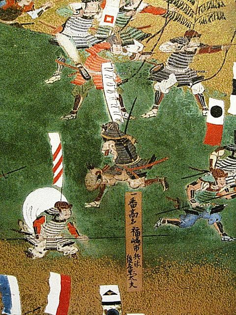 #希少 #レア #NHK #賤ヶ岳合戦図屏風 #複製画 #一隻 #大河鎧兜日本刀