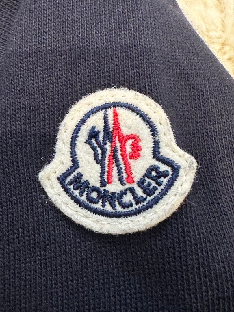 モンクレール キッズ ロゴ トレーナー スウェット 12 150㎝ ネイビー