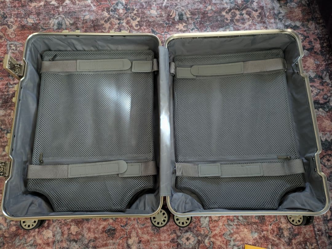 ☆値下げ☆LANZZOランツォアルミ34L スーツケースゴールド