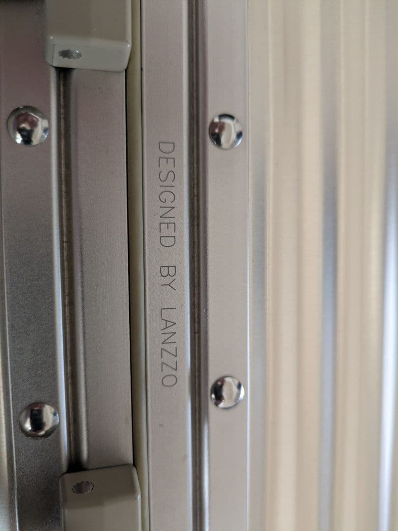 ☆値下げ☆LANZZOランツォアルミ34L スーツケースゴールド